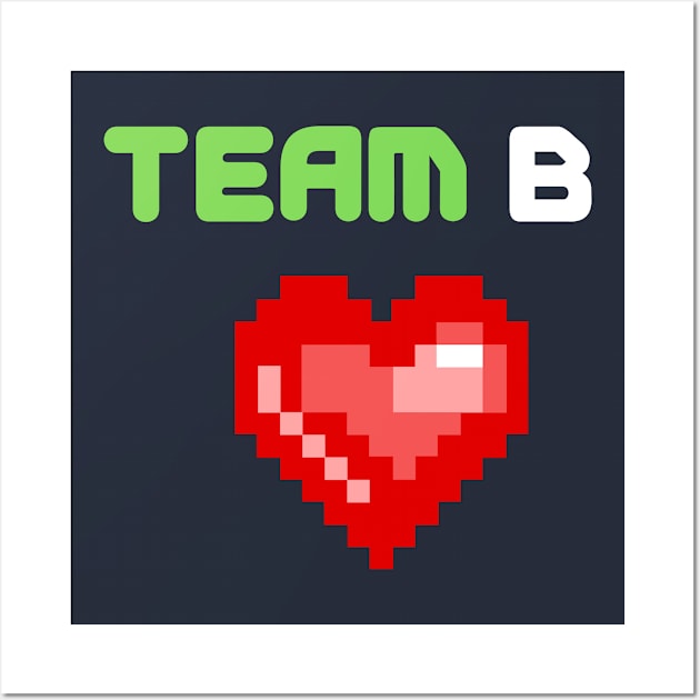 Team B Wall Art by FASHION GRAVEYARD